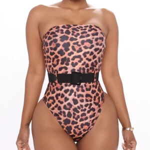 South Beach One  Piece Belted Swimsuit